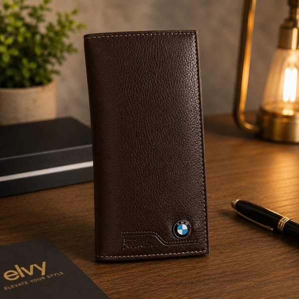 MEN'S LONG WALLET MEN IMPORTED CLUTCH(Dark Brown)